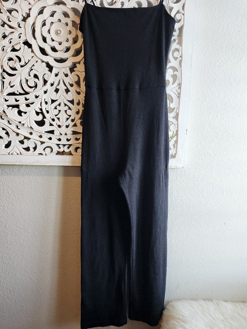 REFORMATION JEANS PULL OVER JUMPSUIT BLACK COLOR WOMEMS SIZE SMALL - Picture 11 of 15